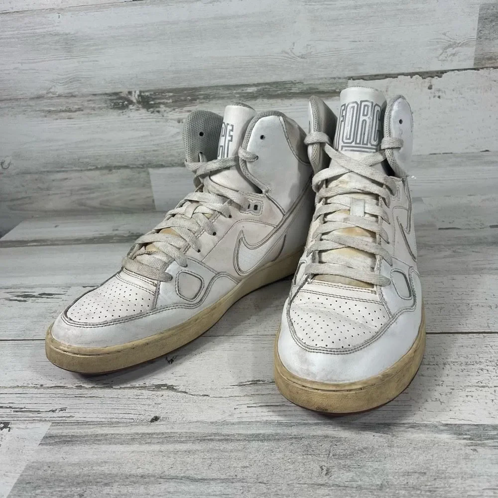 Nike Mens Son of Force Midrise Trainer Sneaker Athletic Shoes White Size‎ 11.5